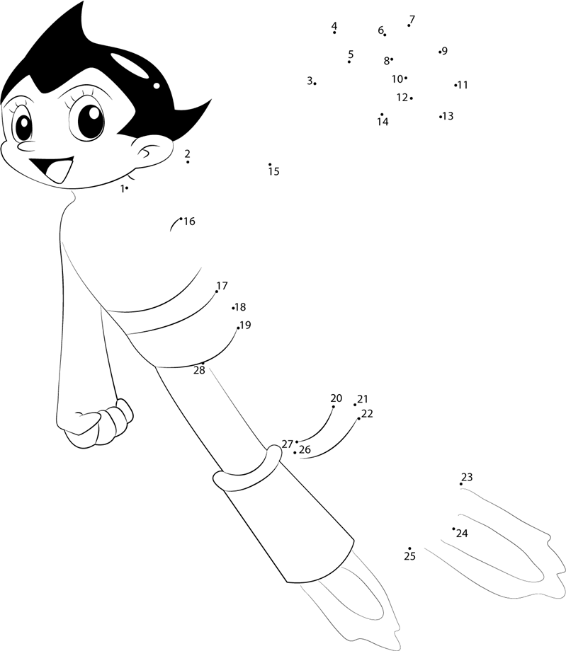 Fly-Astro-Dot-To-Dot dot to dot worksheets