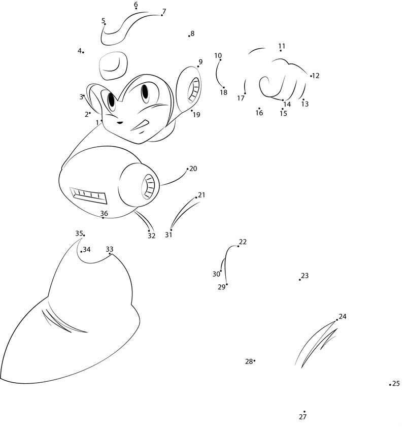 Kid-Hero-Astro-Boy-Dot-To-Dot dot to dot worksheets