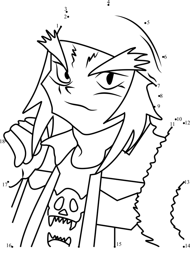 Carlos-Beyblade-Dot-To-Dot dot to dot worksheets