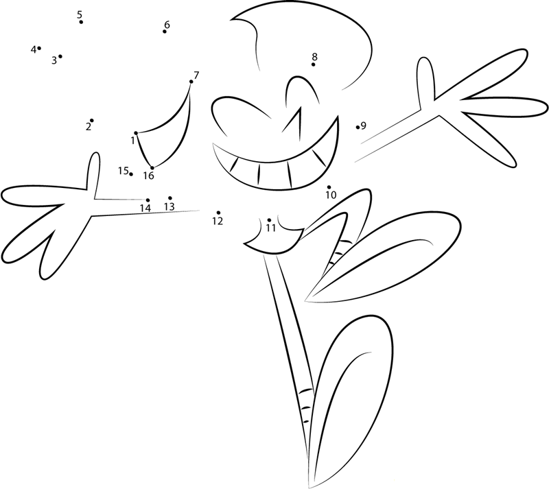 Dee Dee Dancing dot to dot worksheets