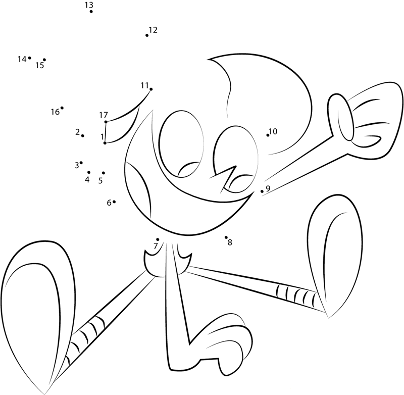 Dee Dee Enjoying dot to dot worksheets