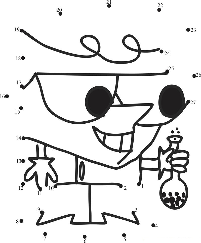 Dexter X27 S Lab Experiment dot to dot worksheets