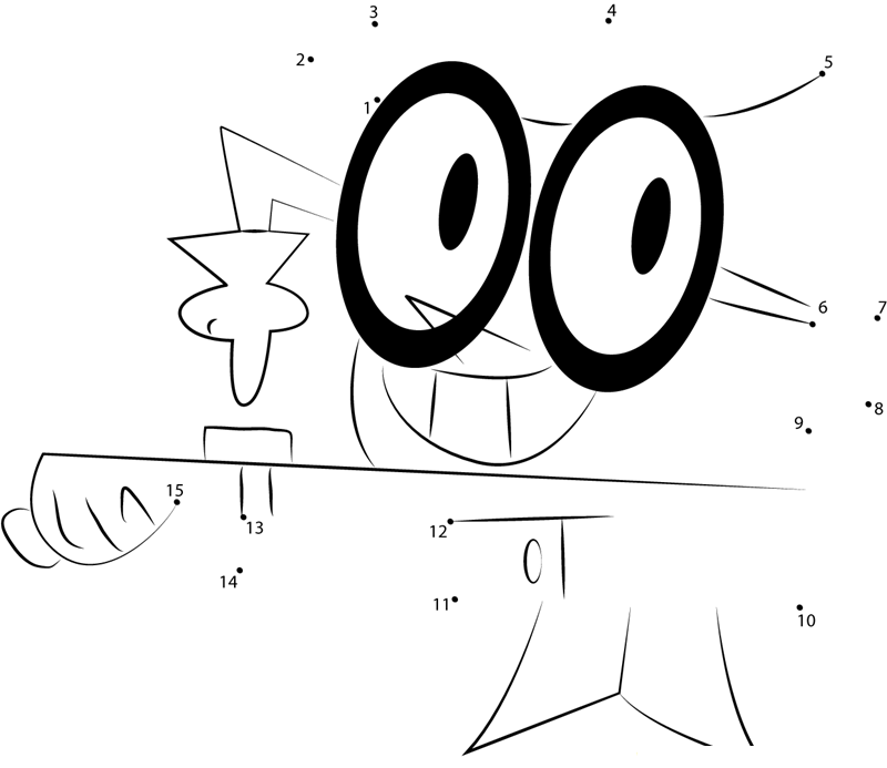 Dexters Press Button dot to dot worksheets