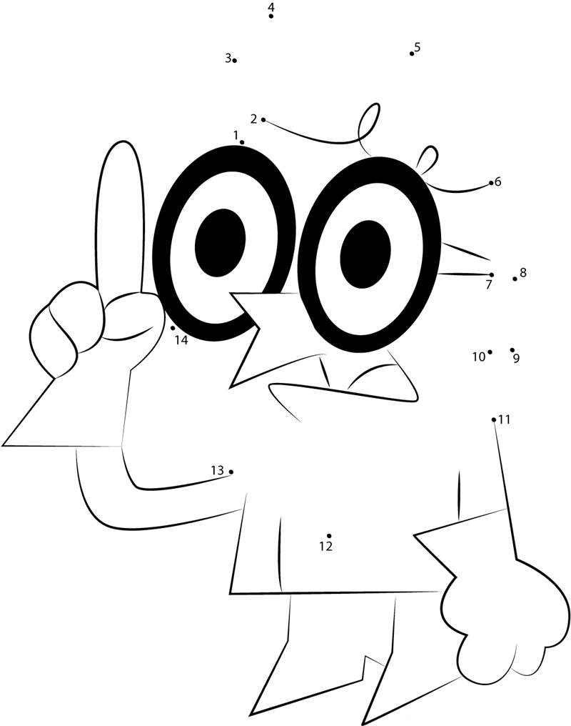 Excuse Me dot to dot worksheets