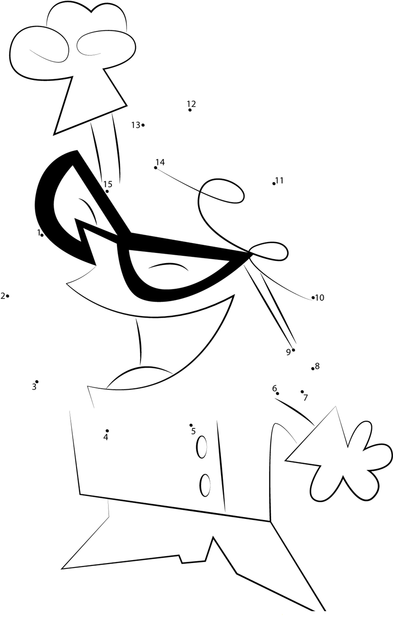 Happy Dexters dot to dot worksheets