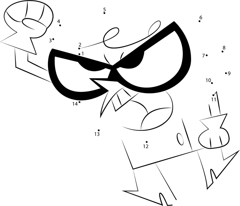 Mad Dexters dot to dot worksheets