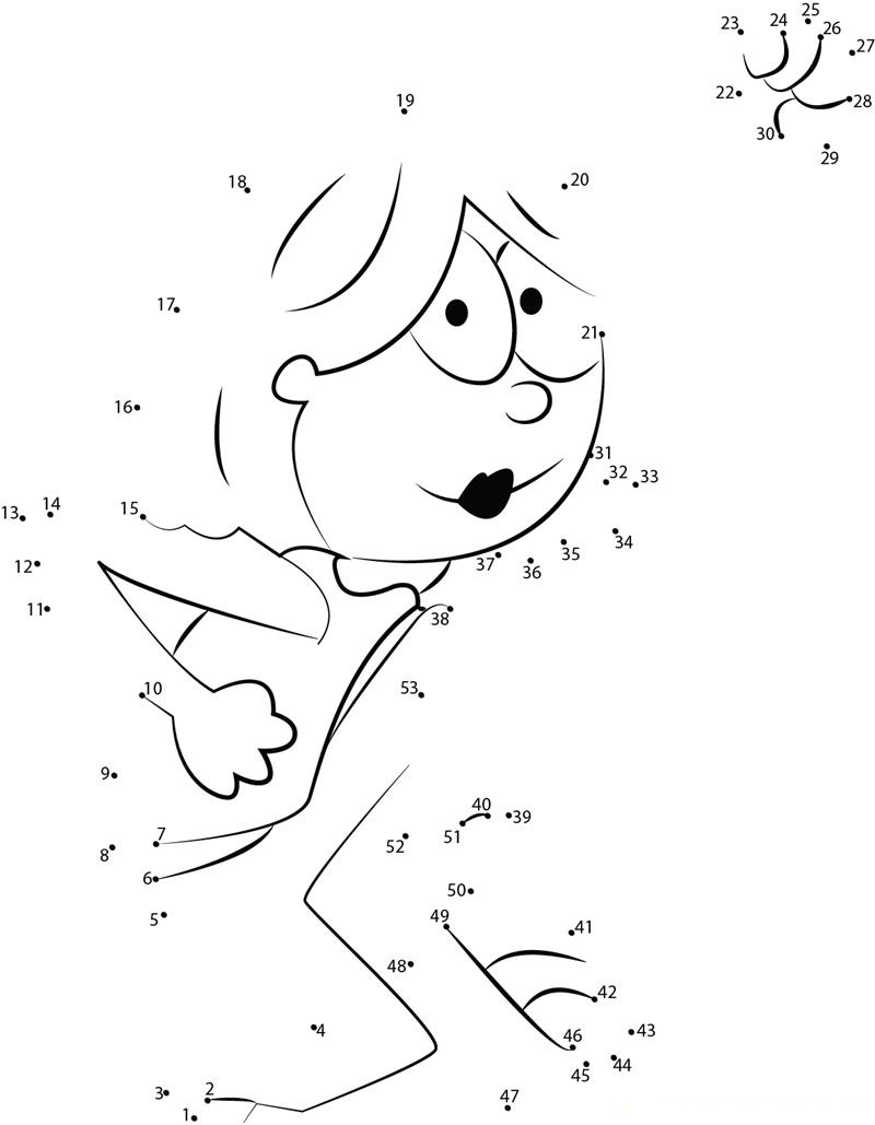 Active Lizzie Mcguire dot to dot worksheets