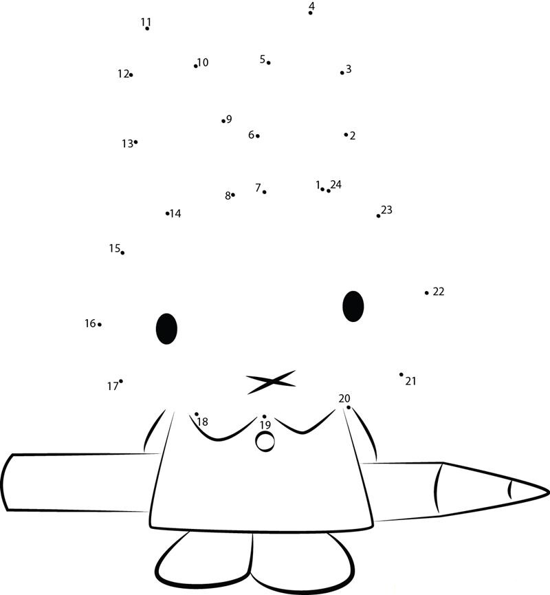Miffy dot to dot worksheets